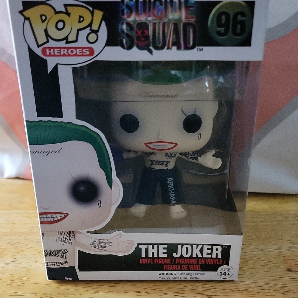 Funko Pop! Heroes The Joker Vinyl Figure - Green and Black, #96